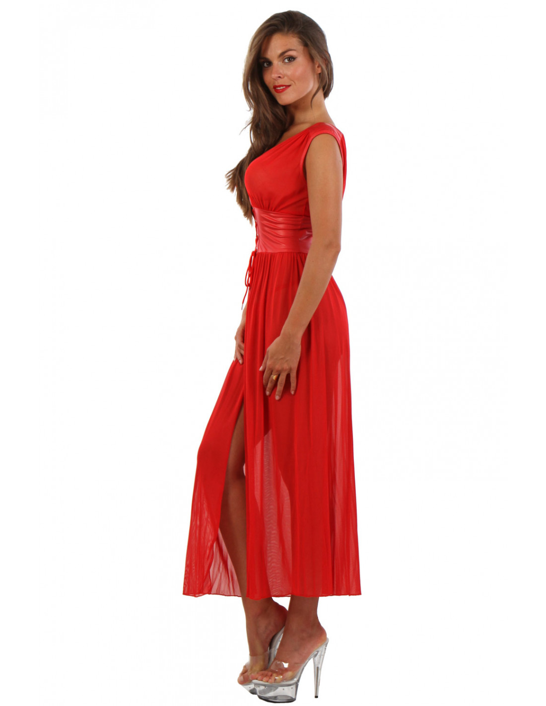 Nuisette longue Caprice rouge