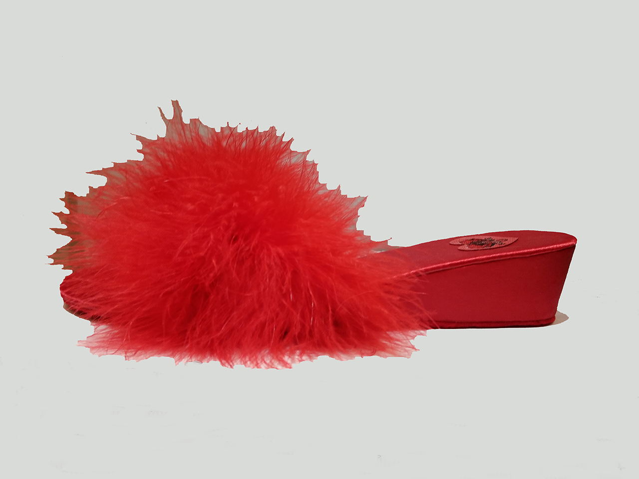 Mules Glamour rouges