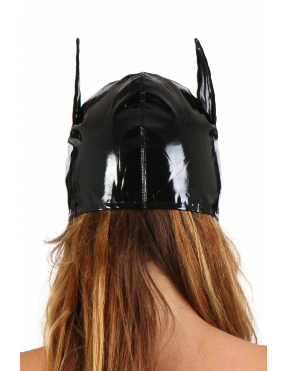 Masque Catwoman En Vinyle Noir