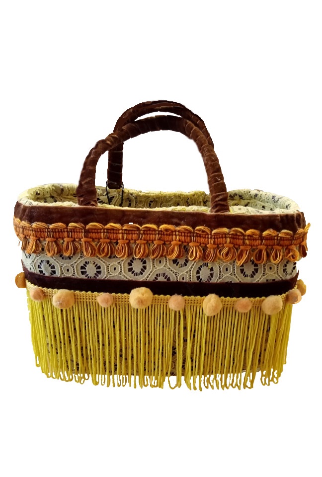 Sac de plage Boho orange