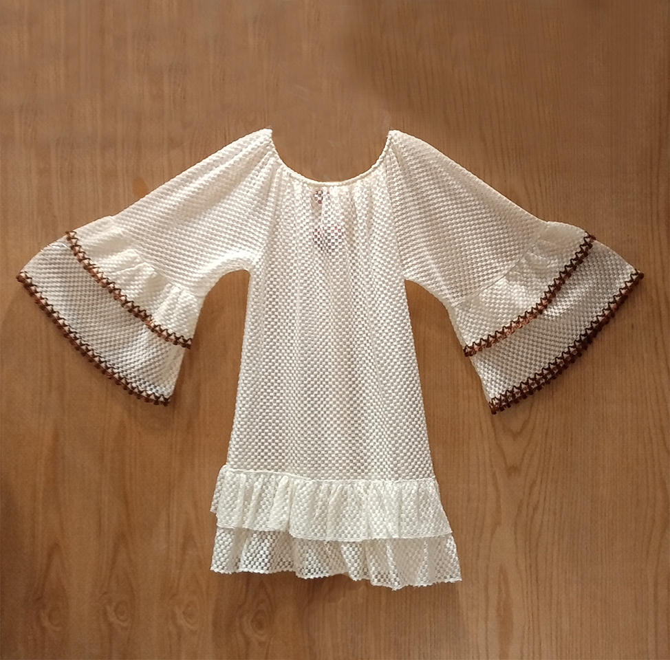 Top Carebean blanc cassé