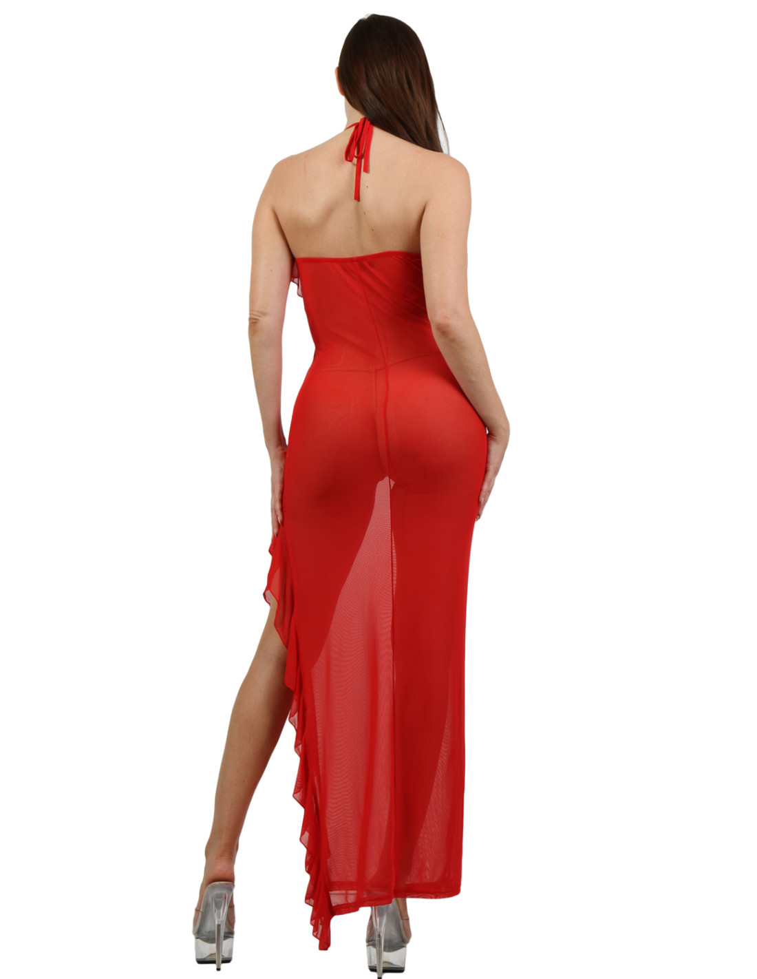 Nuisette longue Estelle rouge