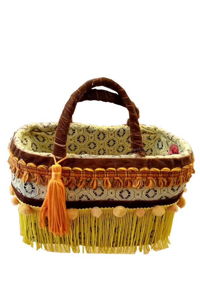 Sac de plage Boho orange