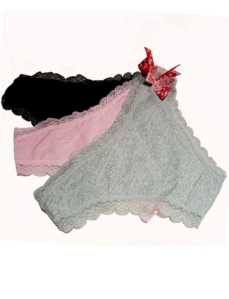 Pack de 3 culottes coton bio