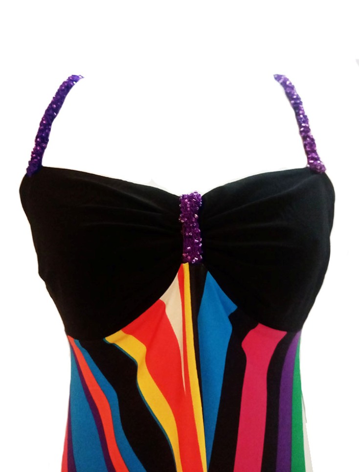 Robe longue psychédélique
