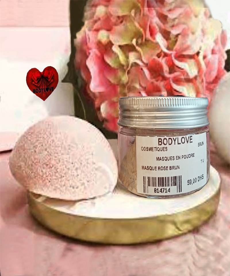 Masque Rose brun