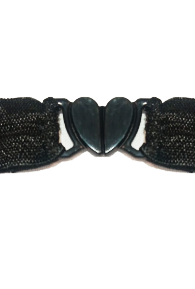 Harnais noir et strass
