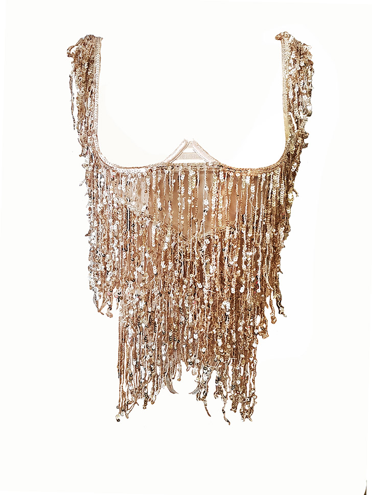 Ensemble Lumière beige et or